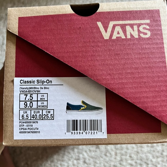 VANS classic slip ins Mens 7.5, Women’s 9 excellent condition! - Picture 6 of 7